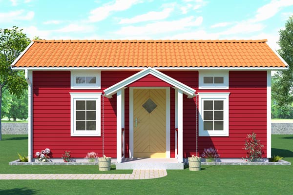 HELGBO - Tomoku Hus - 25 m2 kvm hus - Attefallshus Attefallsstuga